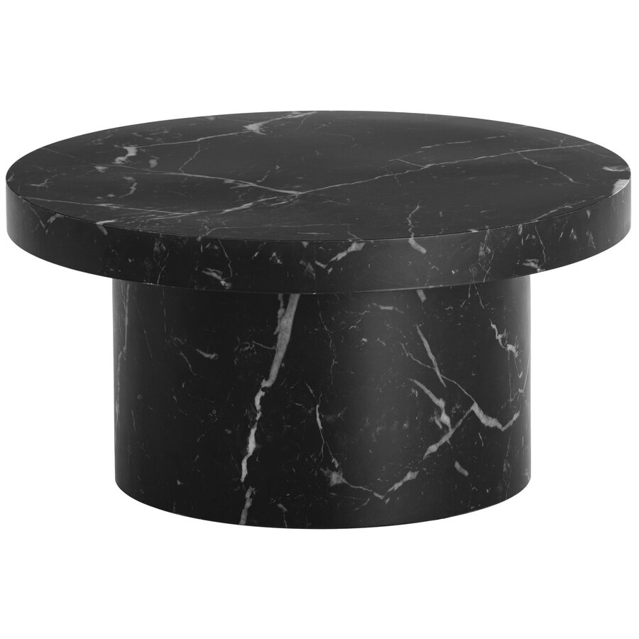 Avento Marmer Zwart Salontafel Rond Avento Marmer Zwart Salontafel Rond