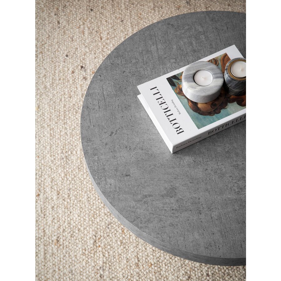 Avento Beton Grijs Salontafel Rond Avento Beton Grijs Salontafel Rond