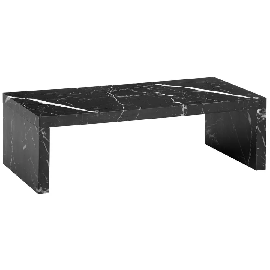 Avento Marmer Zwart Salontafel Rechthoek Avento Marmer Zwart Salontafel Rechthoek