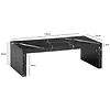 Avento Marmer Zwart Salontafel Rechthoek Avento Marmer Zwart Salontafel Rechthoek