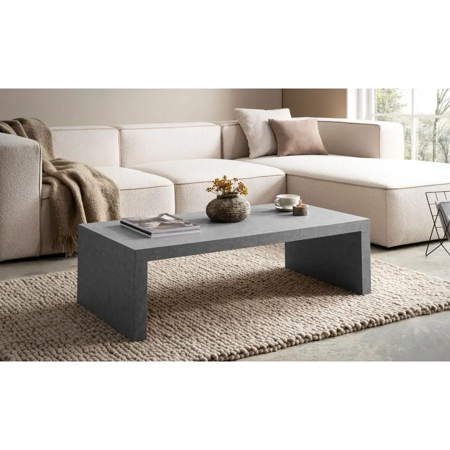 Avento Beton Grijs Salontafel Rechthoek Avento Beton Grijs Salontafel Rechthoek
