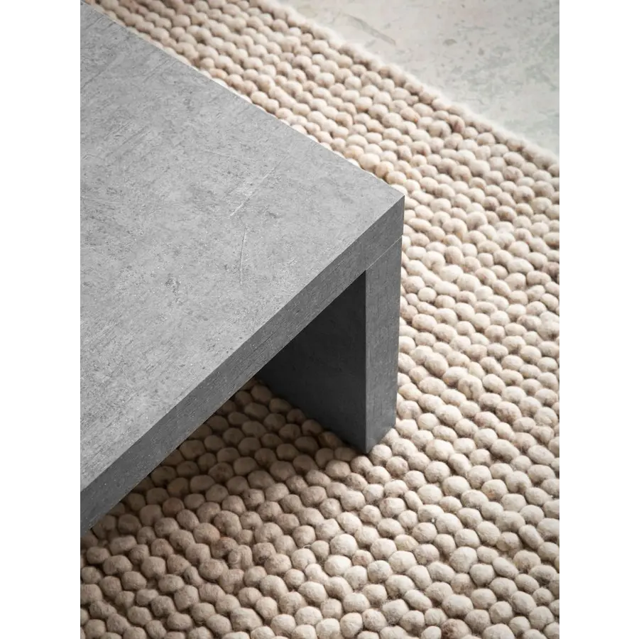 Avento Beton Grijs Salontafel Rechthoek Avento Beton Grijs Salontafel Rechthoek