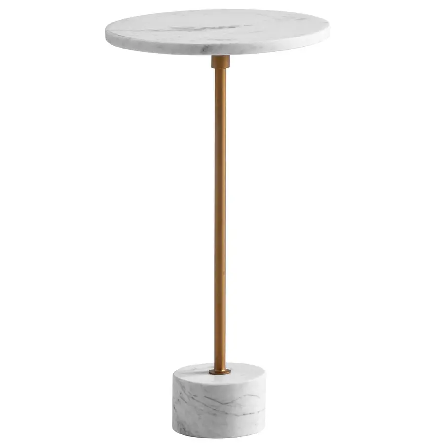 Raya Ronde Bijzettafel Marmer / Goud Raya Ronde Bijzettafel Marmer / Goud