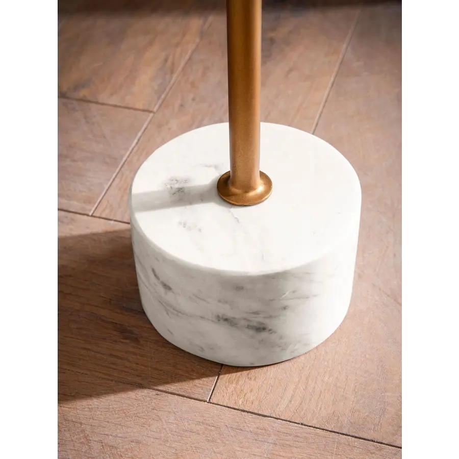 Raya Ronde Bijzettafel Marmer / Goud Raya Ronde Bijzettafel Marmer / Goud