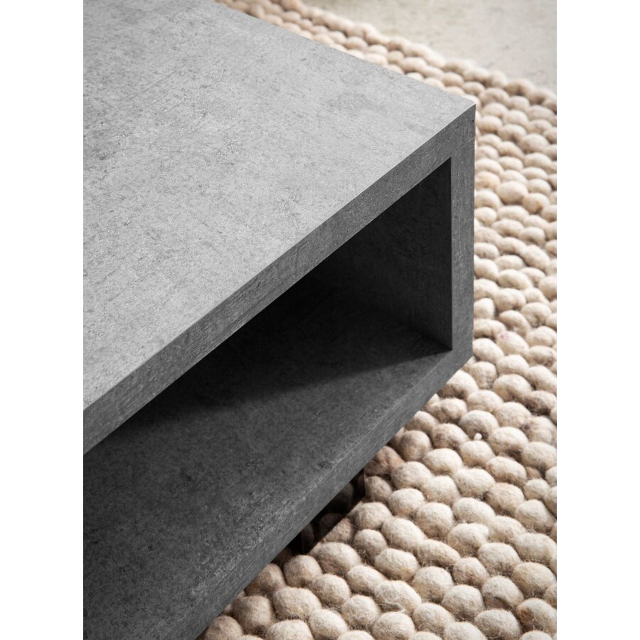 Aven Beton Grijs Salontafel Rechthoek Aven Beton Grijs Salontafel Rechthoek