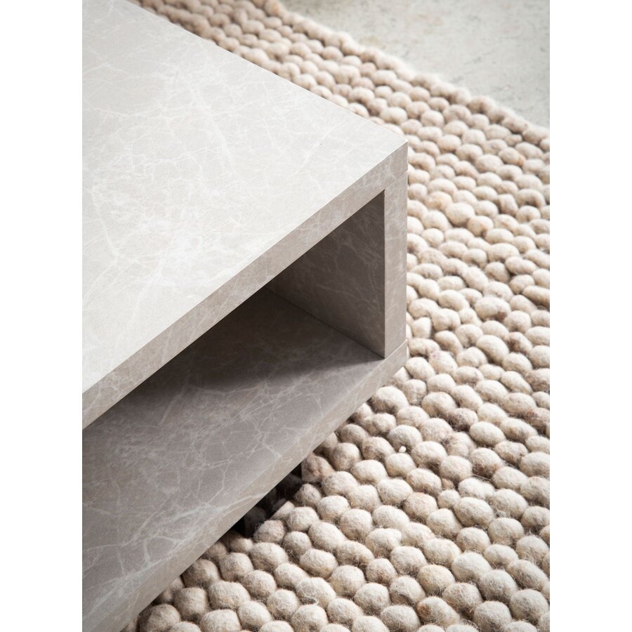 Aven Steen Beige Salontafel Rechthoek Aven Steen Beige Salontafel Rechthoek