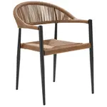 House Nordic Canari Rattan/Zwart Eetkamerstoel House Nordic Canari Rattan/Zwart Eetkamerstoel
