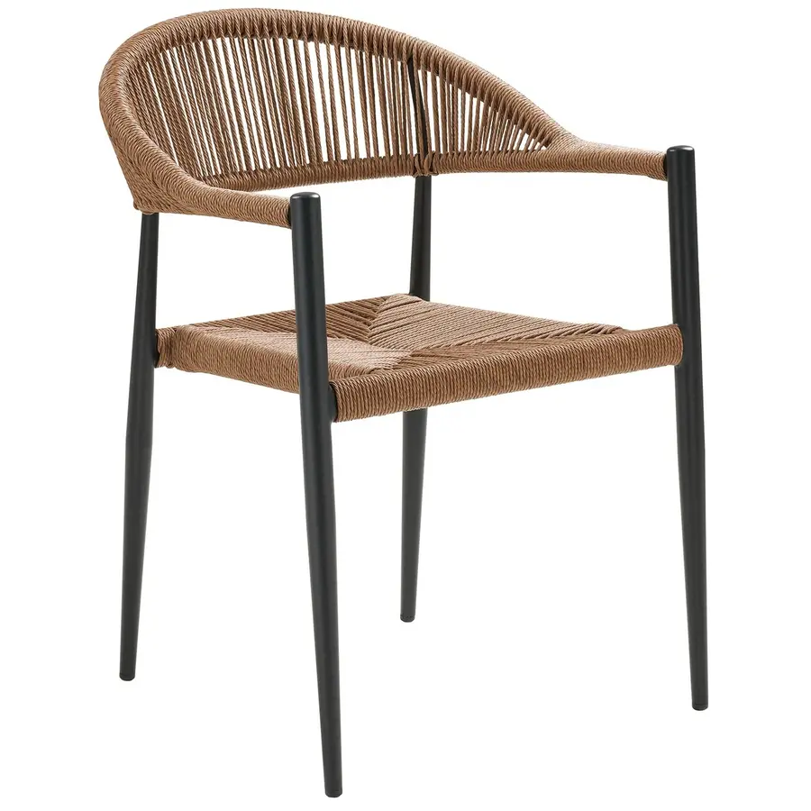 Canari Rattan/Zwart Eetkamerstoel Canari Rattan/Zwart Eetkamerstoel