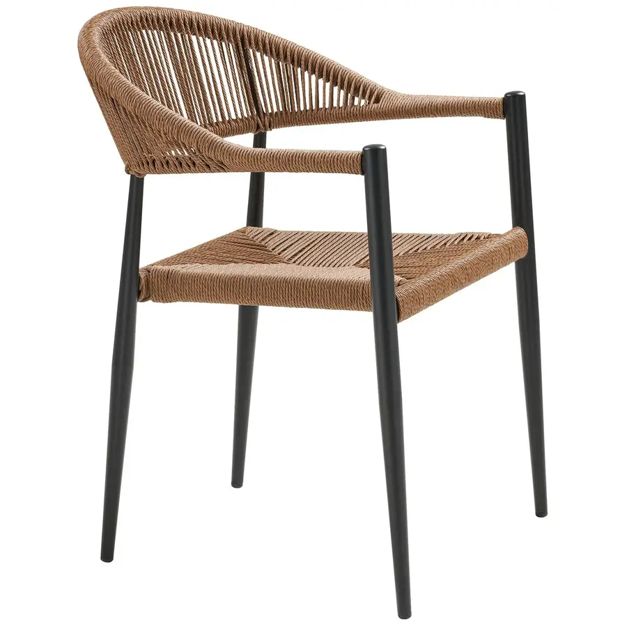 Canari Rattan/Zwart Eetkamerstoel Canari Rattan/Zwart Eetkamerstoel