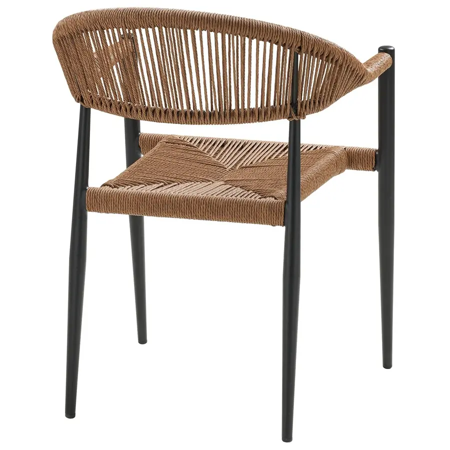 Canari Rattan/Zwart Eetkamerstoel Canari Rattan/Zwart Eetkamerstoel