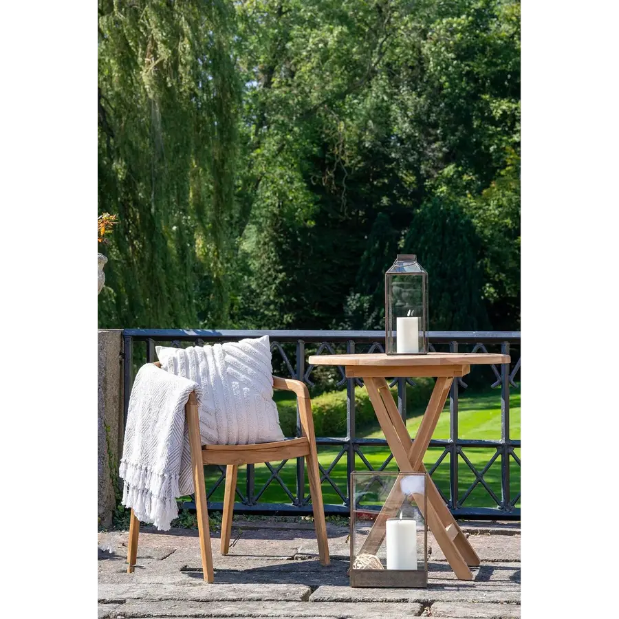 Otero Teak Eetkamerstoel met Armleuning Otero Teak Eetkamerstoel met Armleuning