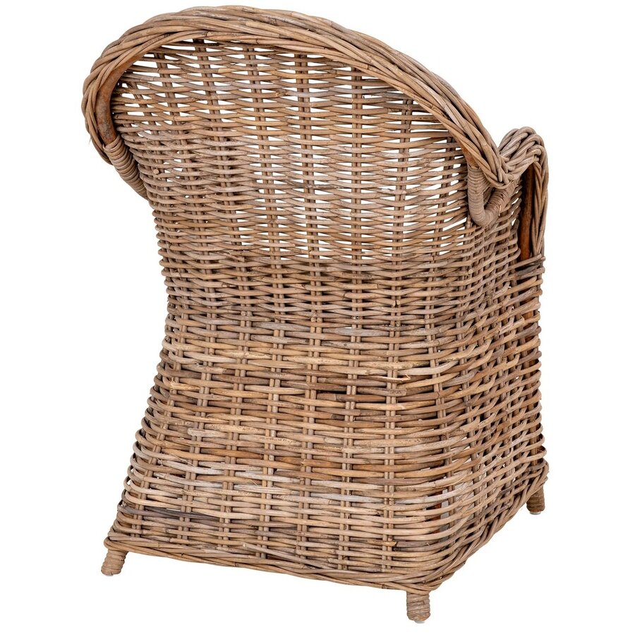 Larisa Rattan Eetkmaerstoel met Kussen Larisa Rattan Eetkmaerstoel met Kussen