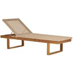 House Nordic Derby Teak / Rattan Zonnebed Natural House Nordic Derby Teak / Rattan Zonnebed Natural