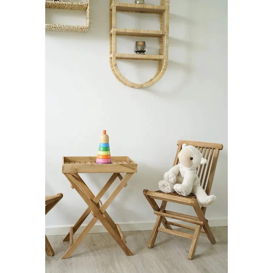 Toledo Teak Kids Eetkamerstoel Toledo Teak Kids Eetkamerstoel