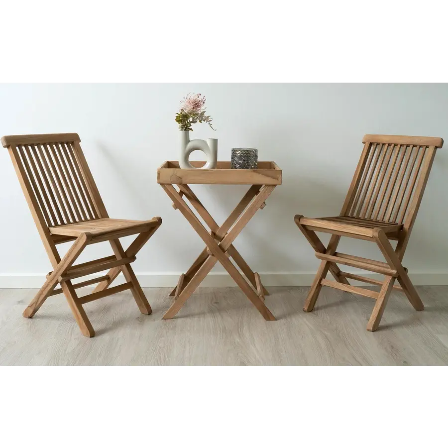 Toledo Teak Kids Eetkamerstoel Toledo Teak Kids Eetkamerstoel