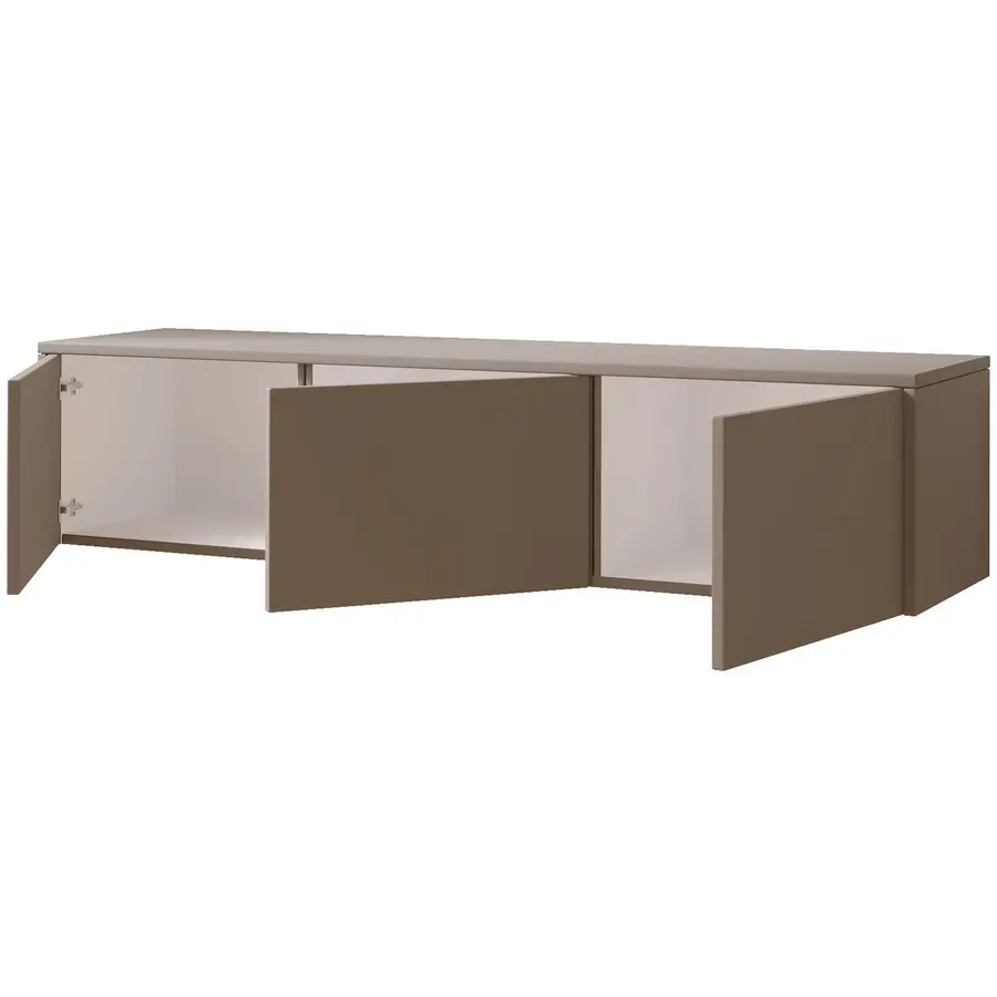 Hugo 153 cm TV Wandmeubel Turin Taupe Hugo 153 cm TV Wandmeubel Turin Taupe