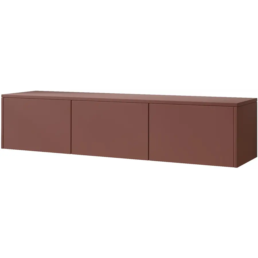 Hugo 153 cm TV Wandmeubel Pastell Oxydrood Hugo 153 cm TV Wandmeubel Pastell Oxydrood