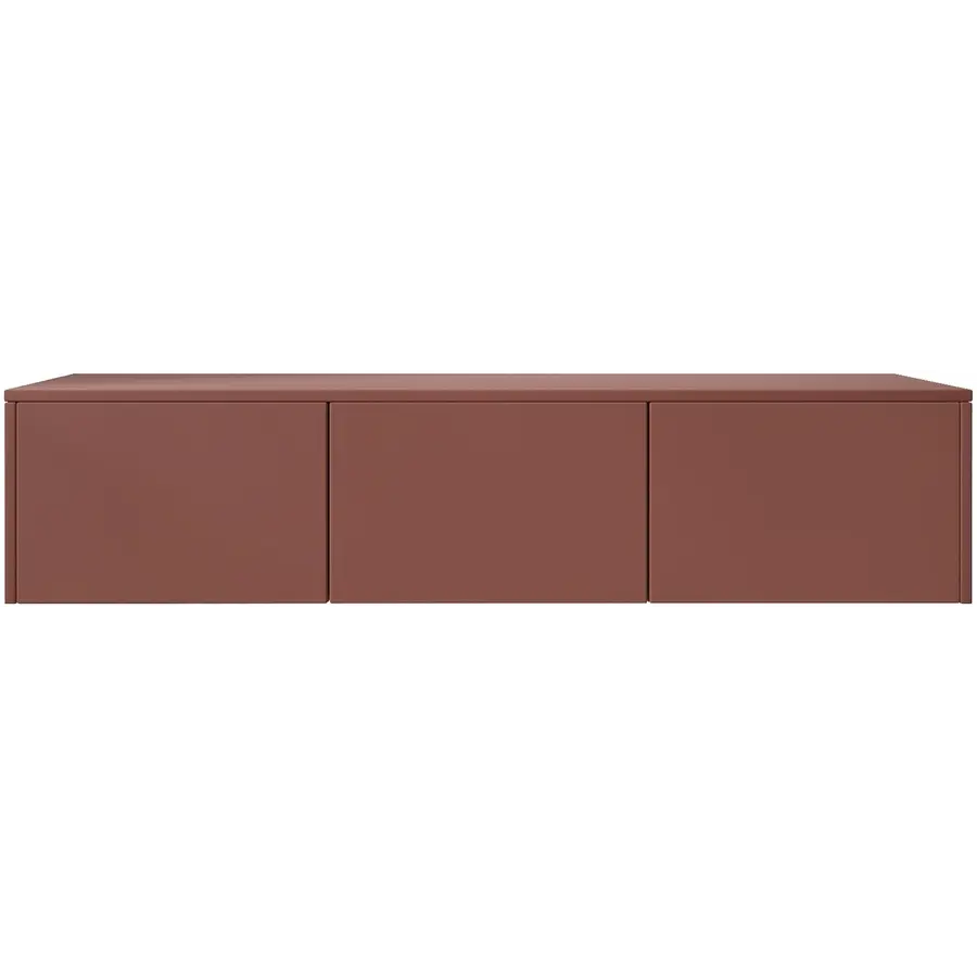 Hugo 153 cm TV Wandmeubel Pastell Oxydrood Hugo 153 cm TV Wandmeubel Pastell Oxydrood