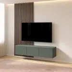 Artego Design Hugo 153 cm TV Wandmeubel Pastell Eucalyptus Artego Design Hugo 153 cm TV Wandmeubel Pastell Eucalyptus