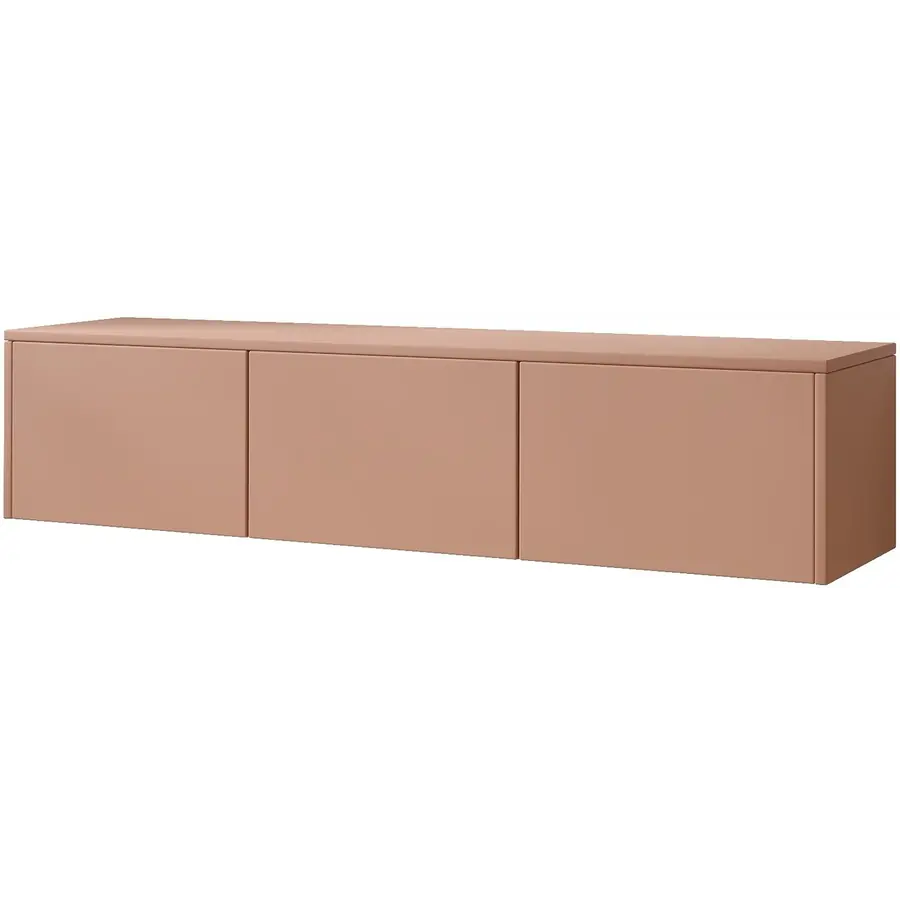 Hugo 153 cm TV Wandmeubel Pastell Abrikoos Hugo 153 cm TV Wandmeubel Pastell Abrikoos