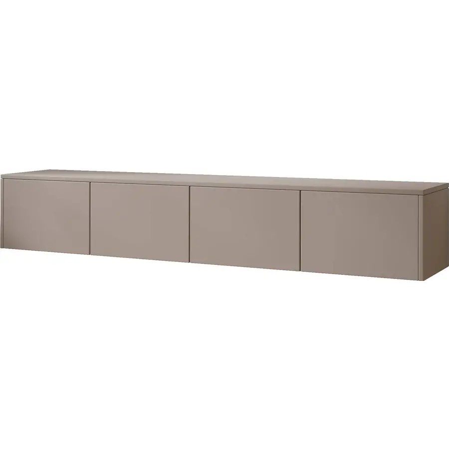 Hugo 203 cm TV Wandmeubel Turin Taupe Hugo 203 cm TV Wandmeubel Turin Taupe