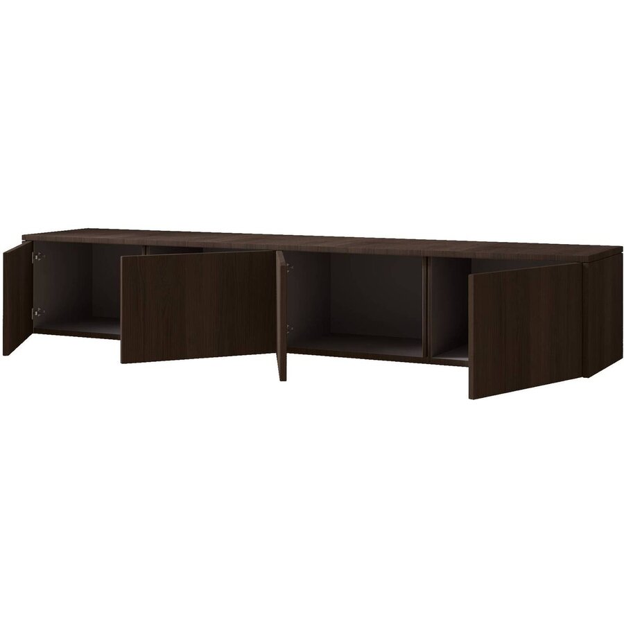 Hugo 203 cm TV Wandmeubel Casella Donkerbruin Hugo 203 cm TV Wandmeubel Casella Donkerbruin