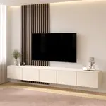 Artego Design Hugo 250 cm TV Wandmeubel Turin Magnolia Artego Design Hugo 250 cm TV Wandmeubel Turin Magnolia