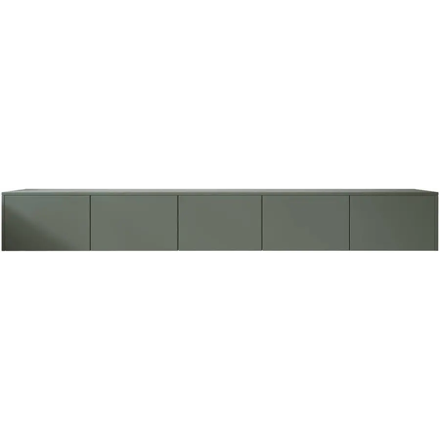 Hugo 253 cm TV Wandmeubel Pastell Eucalyptus Hugo 253 cm TV Wandmeubel Pastell Eucalyptus