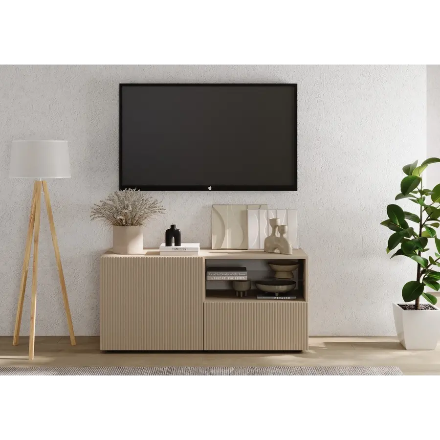 Rio Cashmere TV Meubel 1-Deur 1-Lade Rio Cashmere TV Meubel 1-Deur 1-Lade