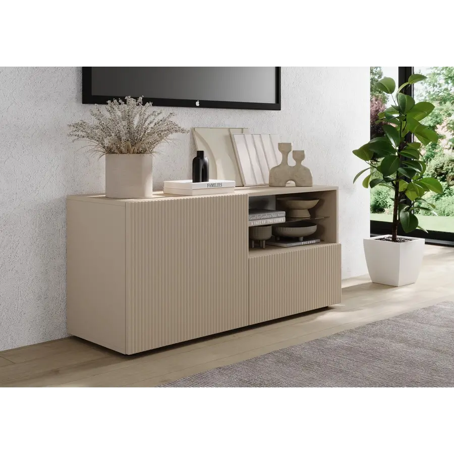 Rio Cashmere TV Meubel 1-Deur 1-Lade Rio Cashmere TV Meubel 1-Deur 1-Lade