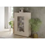 Benvenuto Design Rio Cashmere Vitrinekast met 2-Deuren Benvenuto Design Rio Cashmere Vitrinekast met 2-Deuren