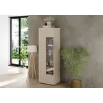 Benvenuto Design Rio Cashmere Vitrinekast met 1-Deur Benvenuto Design Rio Cashmere Vitrinekast met 1-Deur