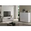 Rio Hoogglans Wit TV Meubel 2-Deuren 1-Lade