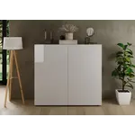 Benvenuto Design Rio Hoogglans Wit Opbergkast met 2-Deuren Benvenuto Design Rio Hoogglans Wit Opbergkast met 2-Deuren