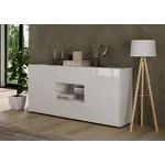 Benvenuto Design Rio Hoogglans Wit Dressoir 2-Deuren 2-Lades Benvenuto Design Rio Hoogglans Wit Dressoir 2-Deuren 2-Lades