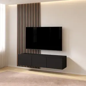 Artego Design Hugo 150 cm TV Wandmeubel Turin Zwart