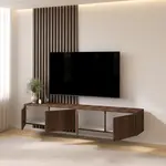 Artego Design Hugo 203 cm TV Wandmeubel Trentino Walnoot