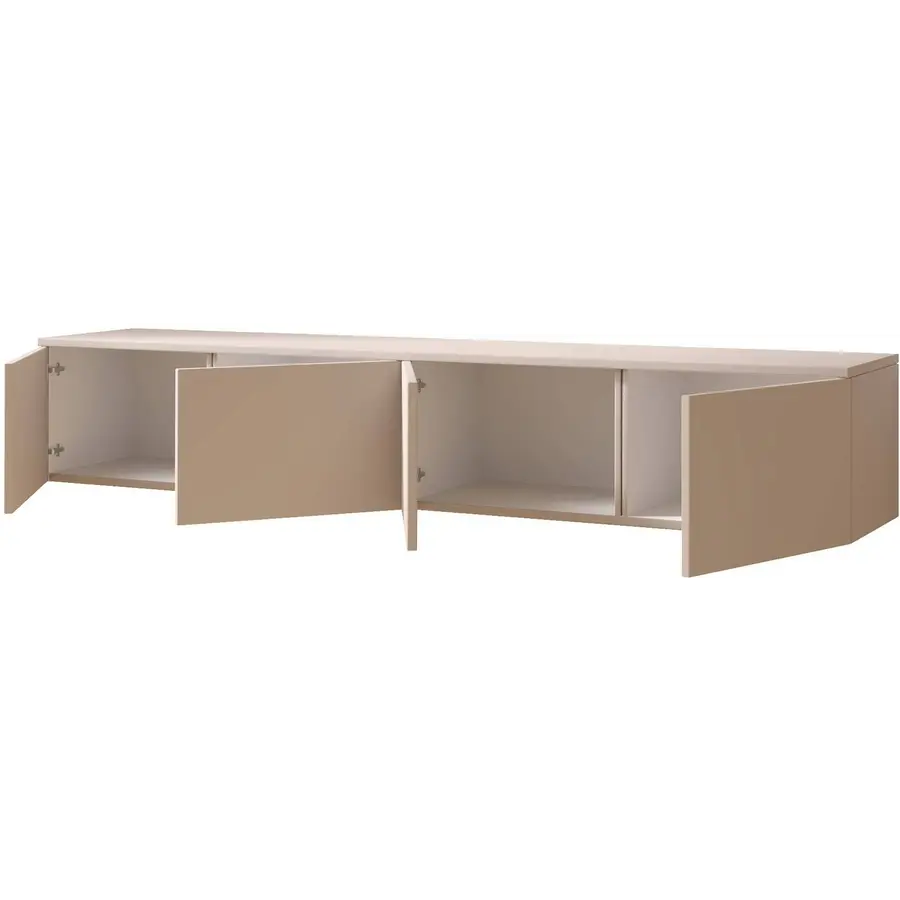 Hugo 200 cm TV Wandmeubel Turin Cashmere Hugo 200 cm TV Wandmeubel Turin Cashmere
