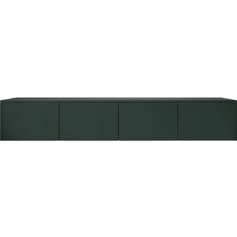 Hugo 203 cm TV Wandmeubel Soft Pro Groen Hugo 203 cm TV Wandmeubel Soft Pro Groen