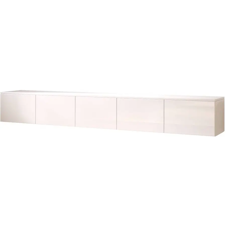 Hugo 250 cm TV Wandmeubel Eco HG Alpine Wit Hugo 250 cm TV Wandmeubel Eco HG Alpine Wit