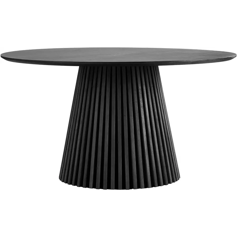 Osaka Zwart Eiken Eettafel Rond Ø140 Osaka Zwart Eiken Eettafel Rond Ø140