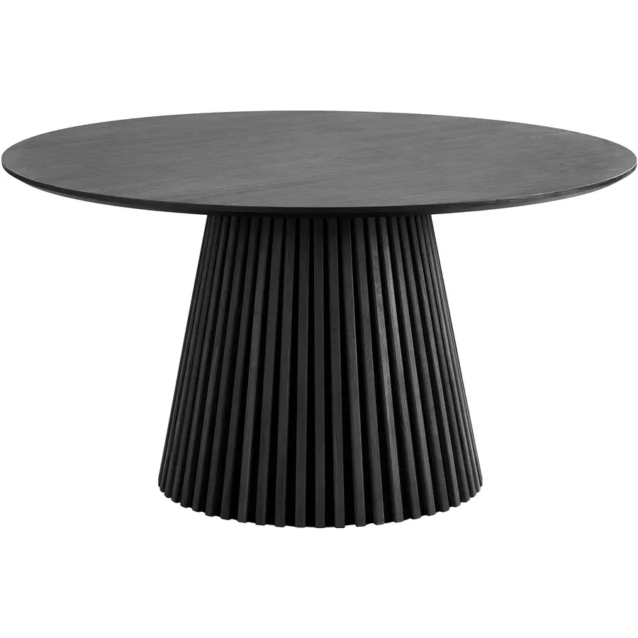 Osaka Zwart Eiken Eettafel Rond Ø140 Osaka Zwart Eiken Eettafel Rond Ø140