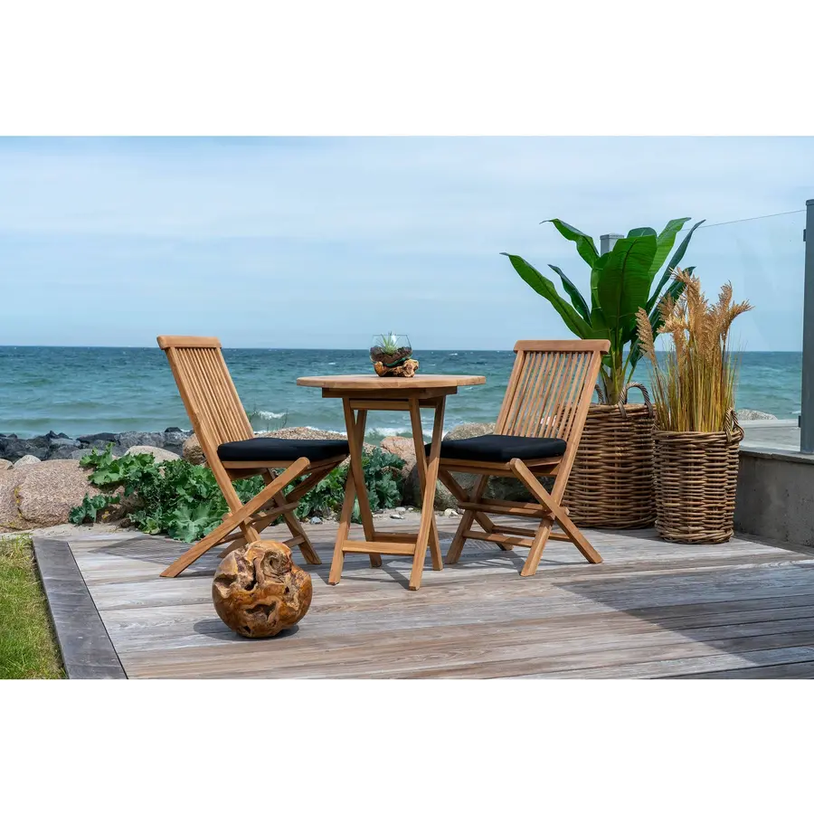 Oviedo Ronde Bijzettafel Teakhout Oviedo Ronde Bijzettafel Teakhout