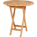 House Nordic Oviedo Ronde Bijzettafel Teakhout House Nordic Oviedo Ronde Bijzettafel Teakhout