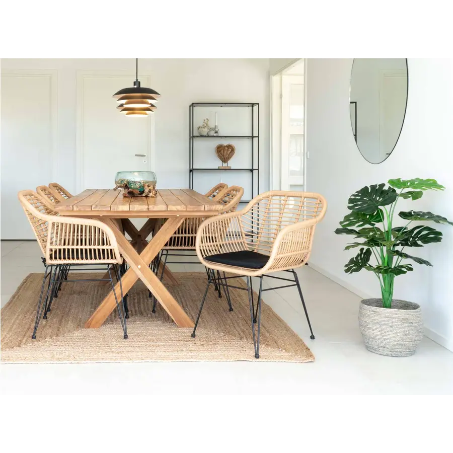 Murcia Rechthoekige Eettafel Teakhout Murcia Rechthoekige Eettafel Teakhout