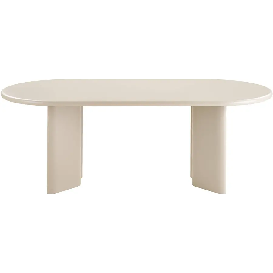 Nagano Ovale Eettafel Zand 220 x 100 cm Nagano Ovale Eettafel Zand 220 x 100 cm