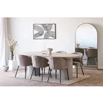 House Nordic Solva Ovale Eettafel Essenhout / Creme House Nordic Solva Ovale Eettafel Essenhout / Creme