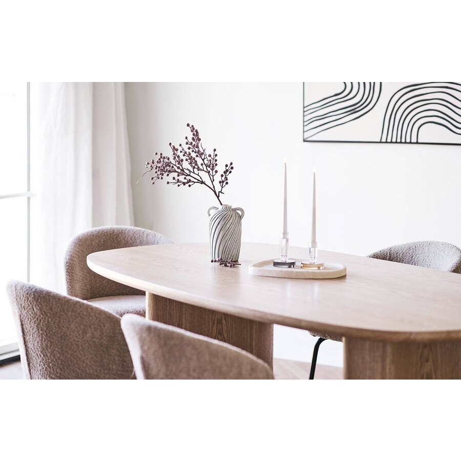 Serra Ovale Eettafel Essenhout 210 cm Serra Ovale Eettafel Essenhout 210 cm