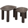 Maya Vierhoekige Salontafel Set van 2 Teak