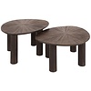 Maya Driehoekige Salontafel Set van 2 Teak